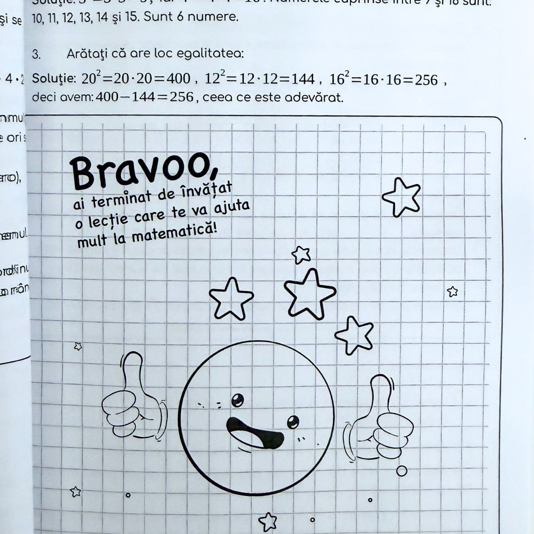 Memorator la Mate: clasa a V-a