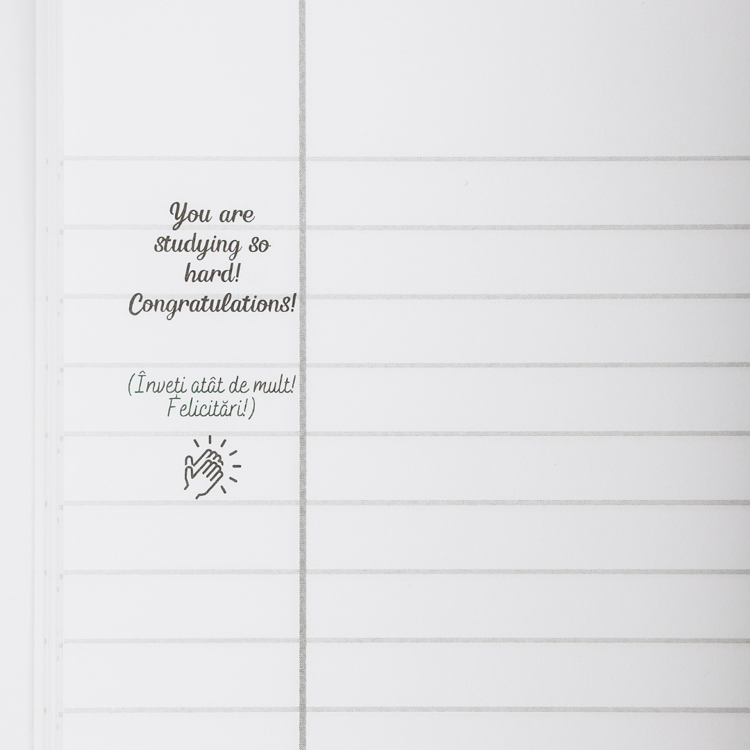 Caiet Izzie de Engleză A4 (cu Timpuri Verbale)