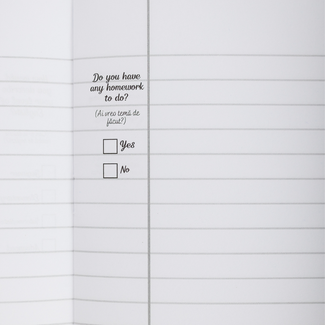 Set de 8 caiete: Mate, Română, Engleză, Franceză