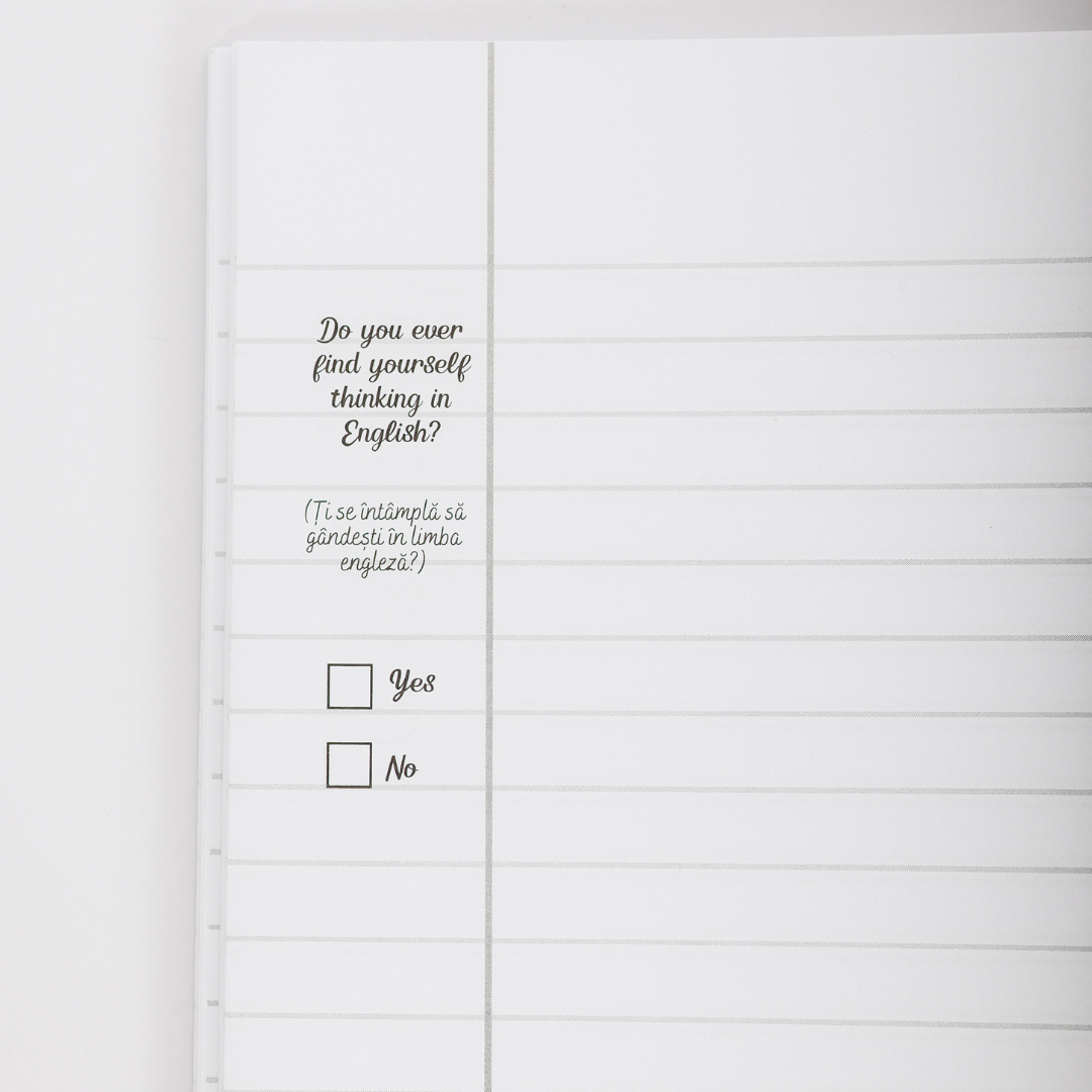 Caiet Izzie de Engleză A4 (cu Timpuri Verbale)