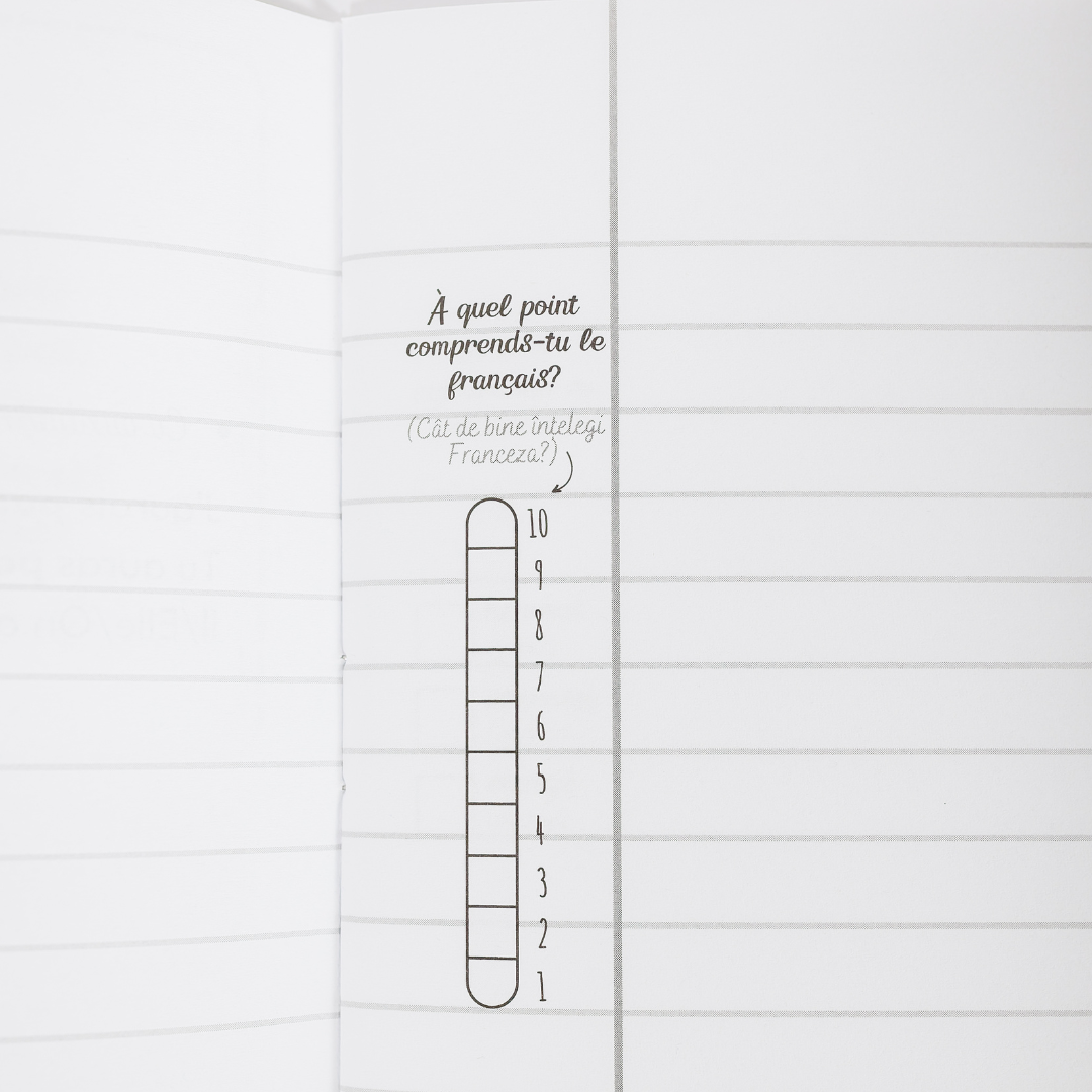 Set de 8 caiete: Mate, Română, Engleză, Franceză