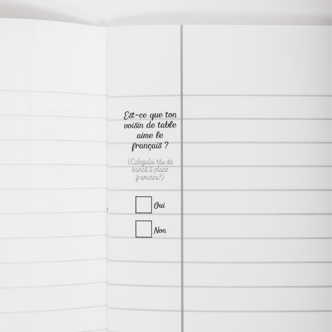 Caiet Izzie de Franceză A4 (cu Timpuri Verbale)