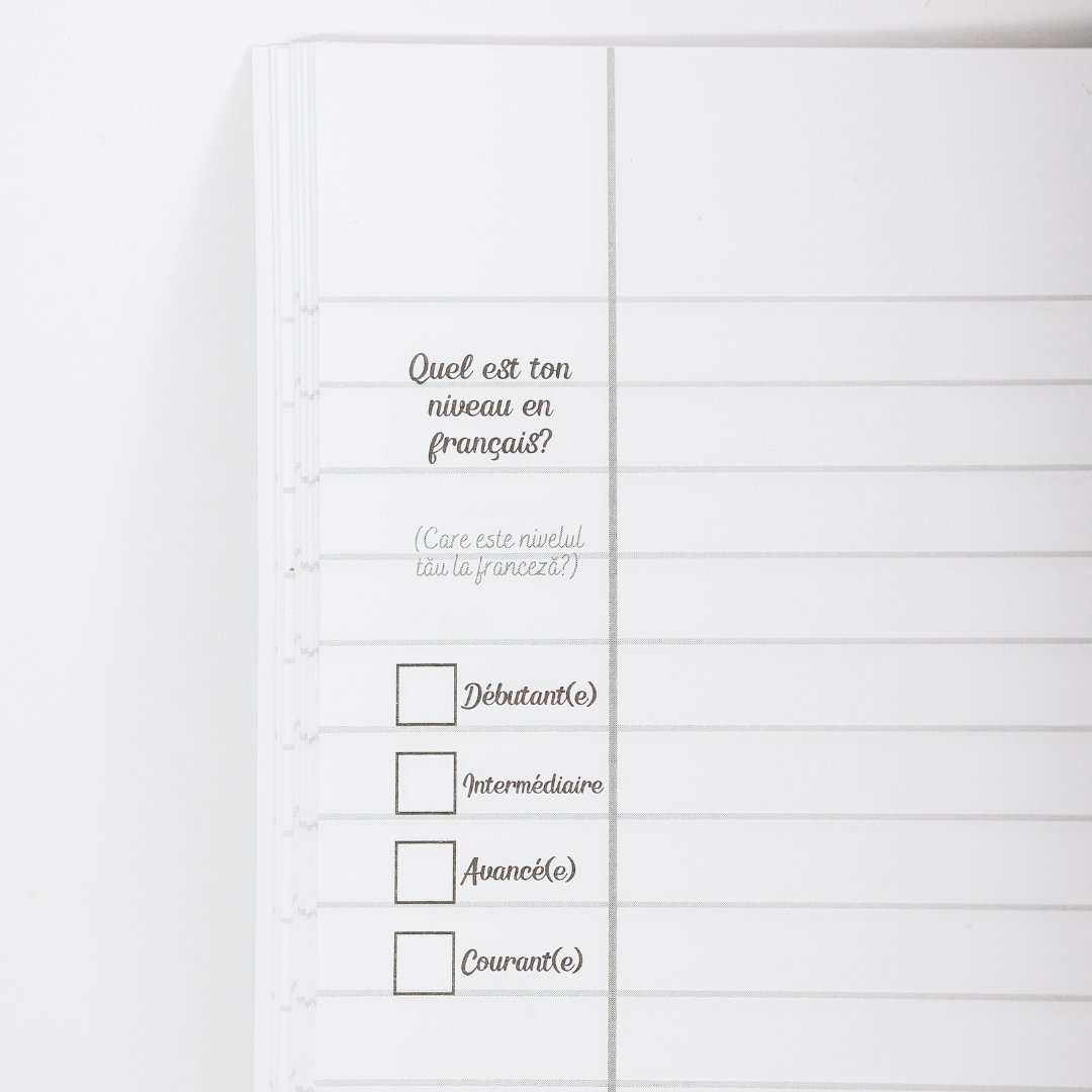 Set de 8 caiete: Mate, Română, Engleză, Franceză