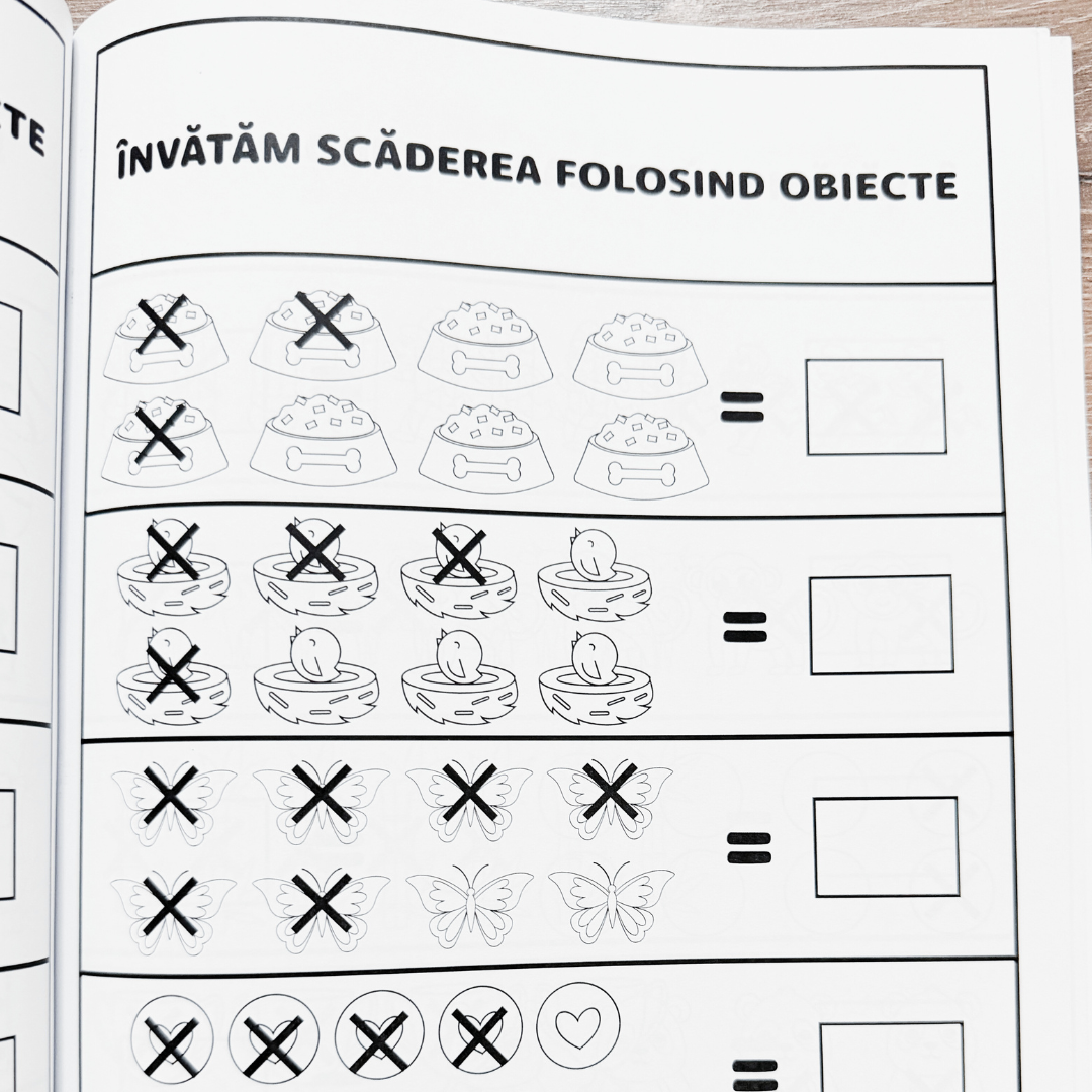 Caiet de Mate pentru Preșcolari: Descoperă Numerele
