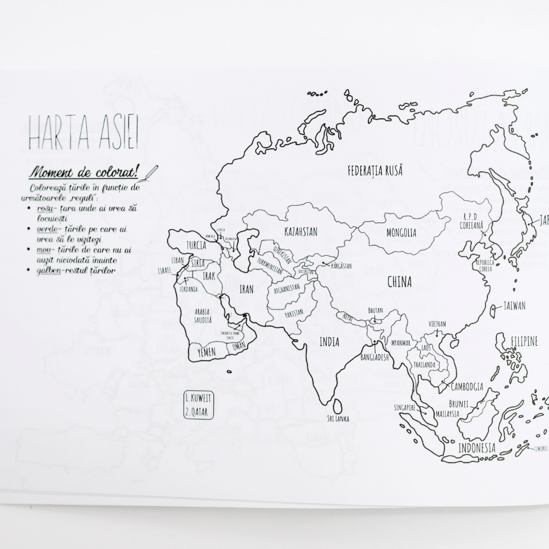 Caiet Izzie de Geografie – interior