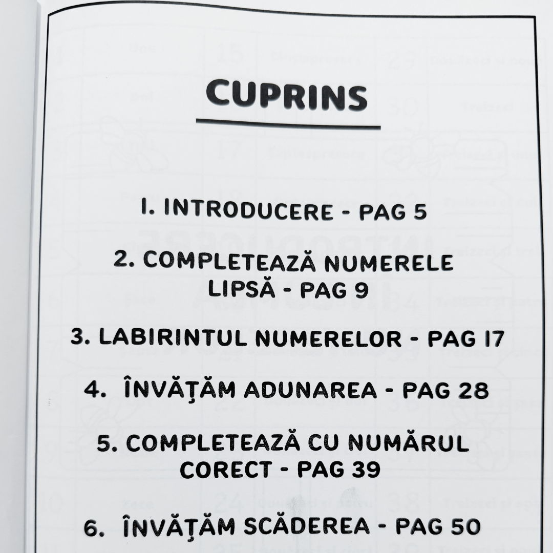 Pachet complet matematică 5–7 ani – Numere + Operații de bază