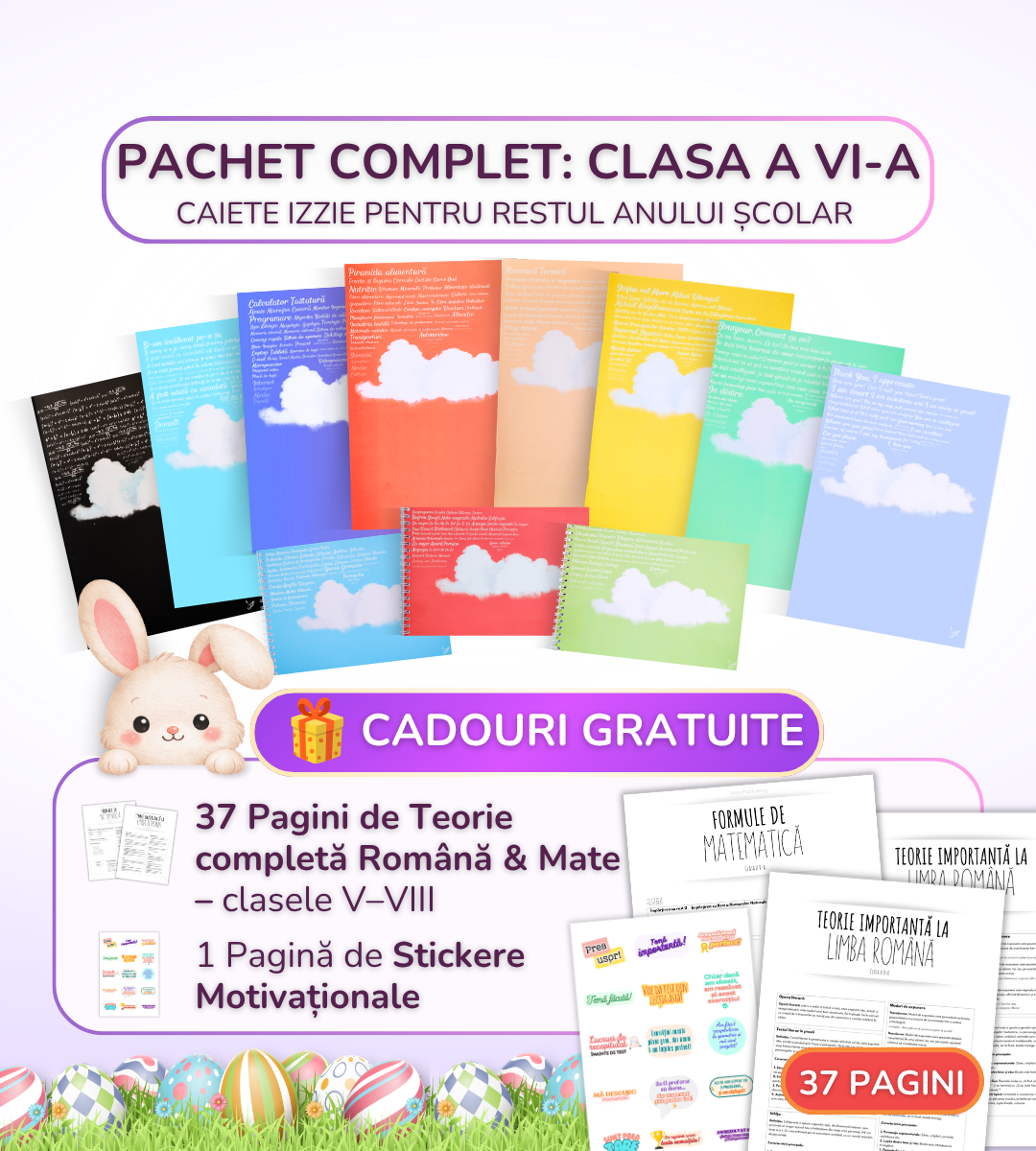 Pachet complet 11 Caiete Izzie: Clasa a 6-a, Modulul 5