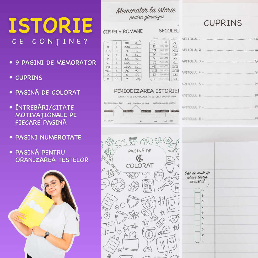 Mini set: 4 Caiete Izzie (la alegere)