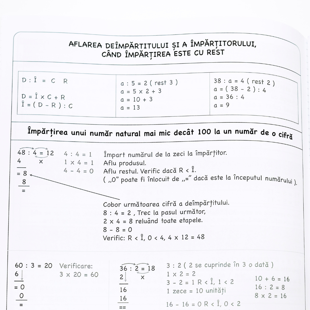 Caiet de Mate clasa a IV-a