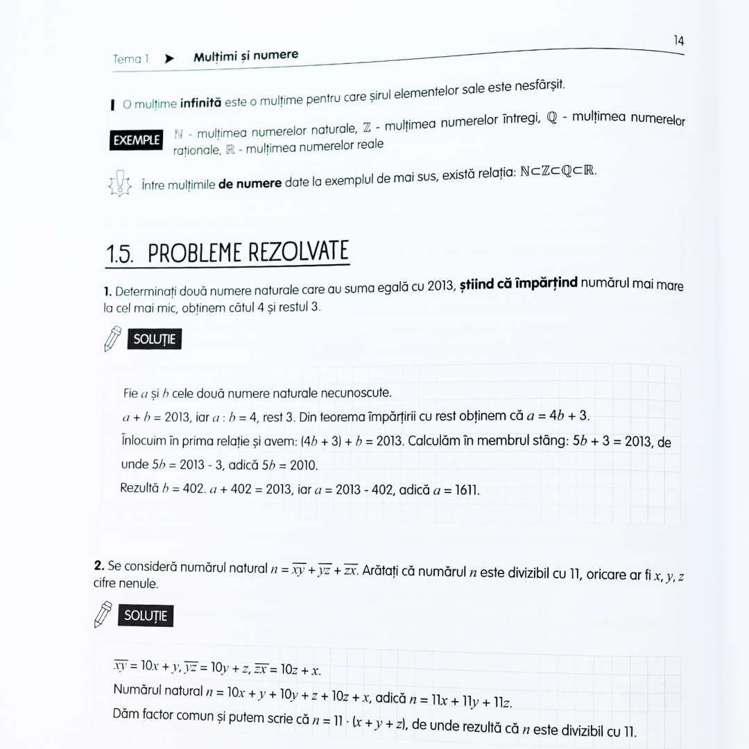 Culegere de Exerciții la Matematică- Evaluarea Națională, clasa a VIII-a