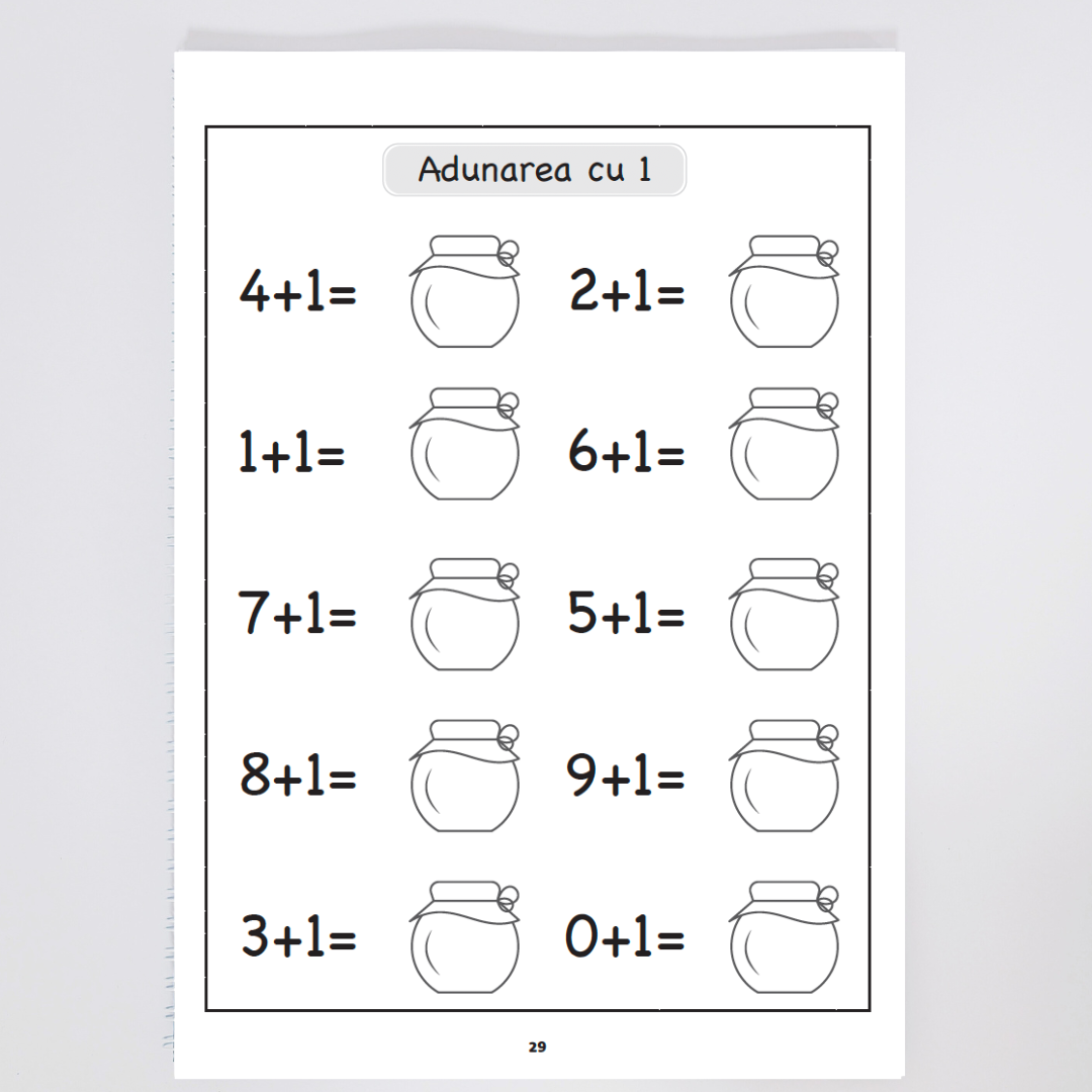 Pachet complet matematică 5–7 ani – Numere + Operații de bază