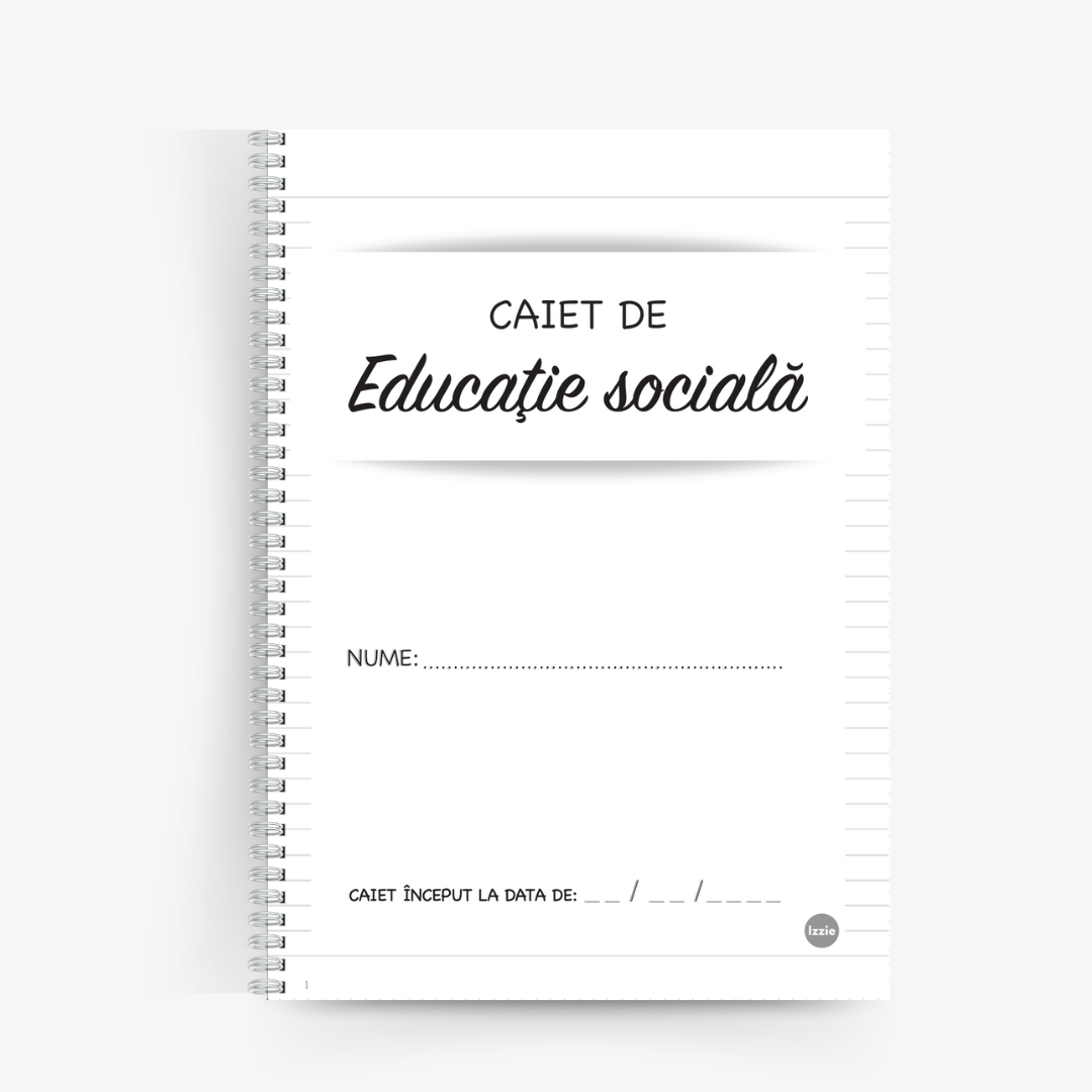 Caiet Izzie de Ed. Socială – teorie