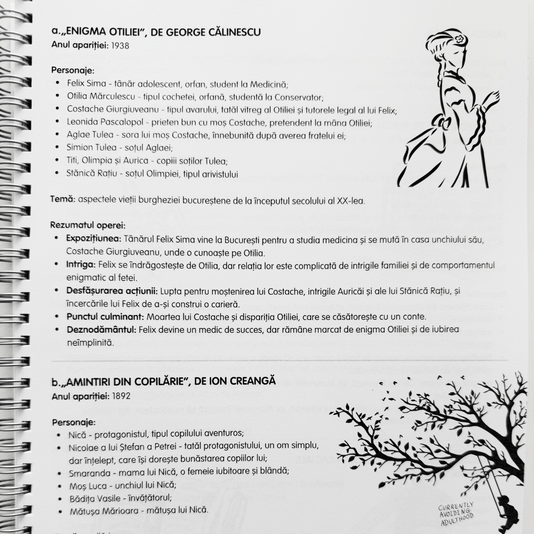 Caiet Izzie clasa a 9-a: Limba și Literatura Română (liceu)