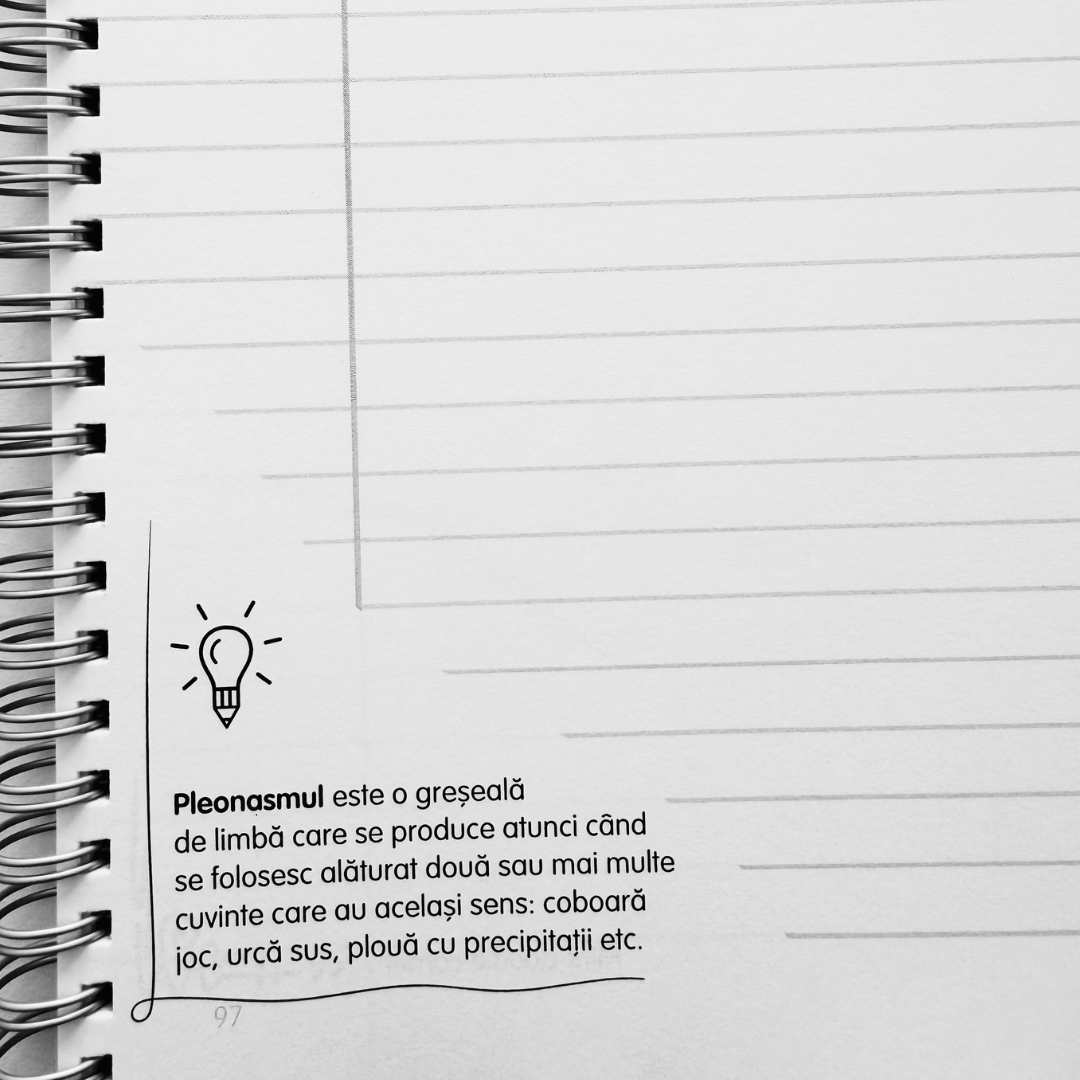 Caiet Izzie clasa a 9-a: Limba și Literatura Română (liceu)