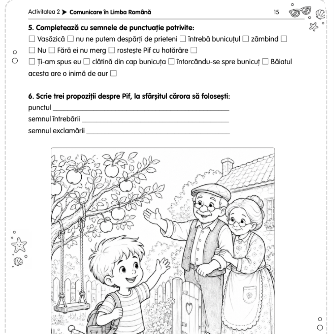 Pachet de Vacanță - vara dintre clasa a III-a și clasa a IV-a