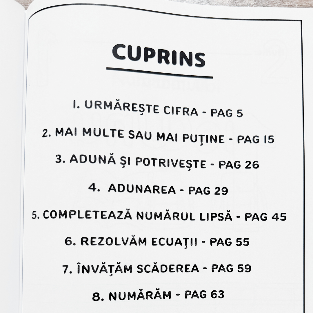 Pachet complet matematică 5–7 ani – Numere + Operații de bază