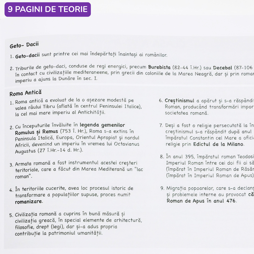 Caiet Izzie de Istorie A4 (cu Teorie)