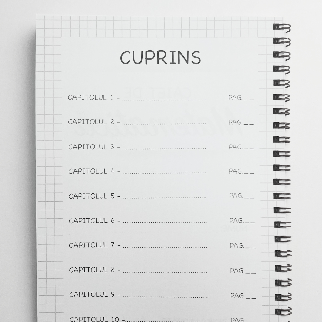 Set de Caiete Izzie de Mate: clasa a III-a