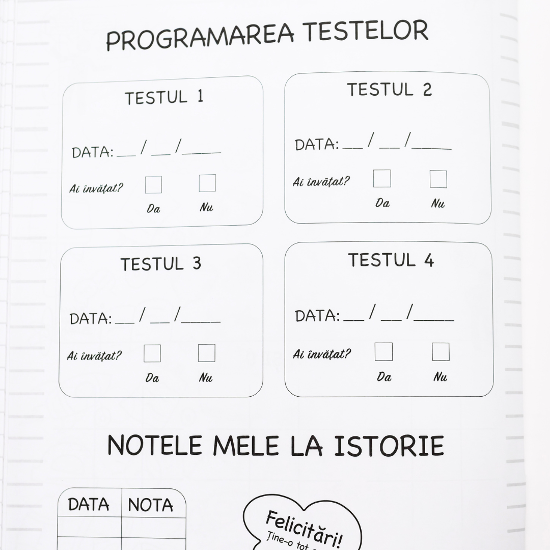Caiet Izzie de Istorie A4 (cu Teorie)