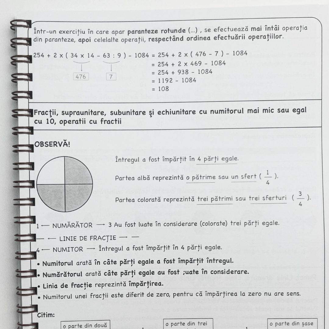 Set de Caiete Izzie de Mate: clasa a III-a