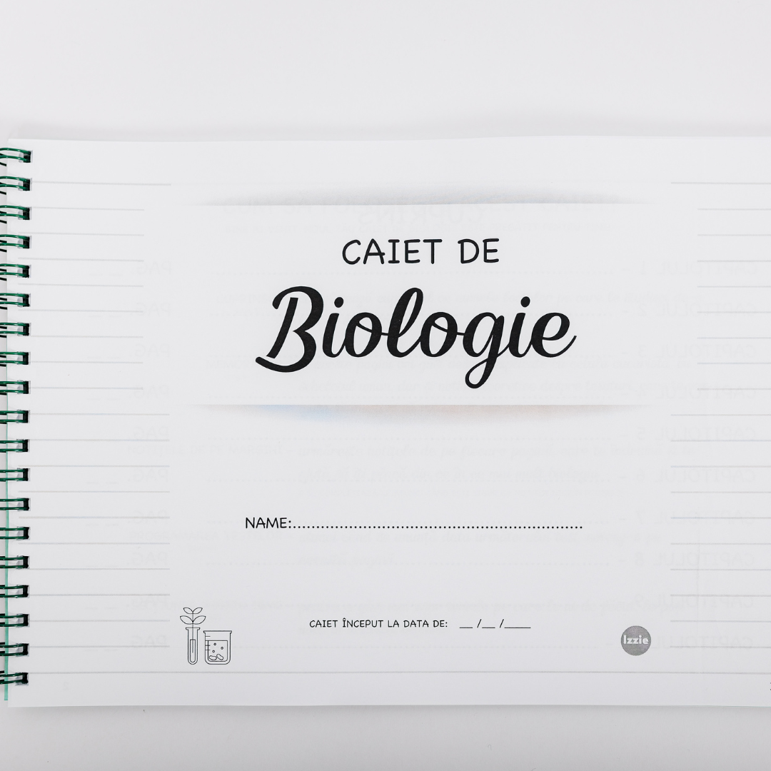 Caiet Interactiv Izzie de Biologie B5 (cu Teorie)