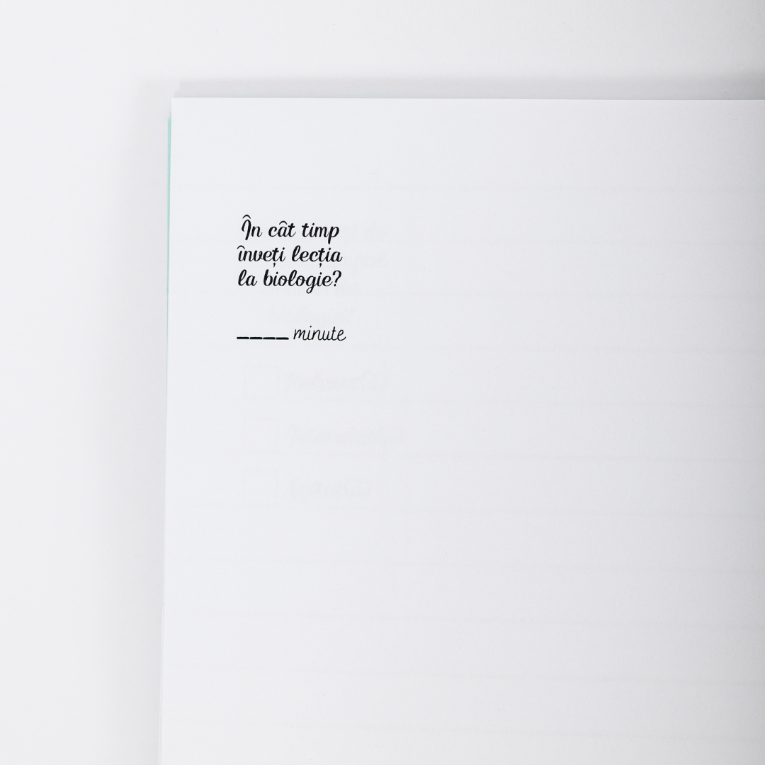 Caiet Izzie de Biologie B5 (cu Teorie)