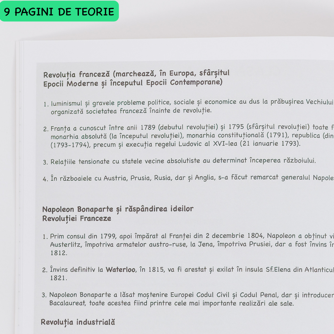 Caiet Izzie de Istorie A4 (cu Teorie)