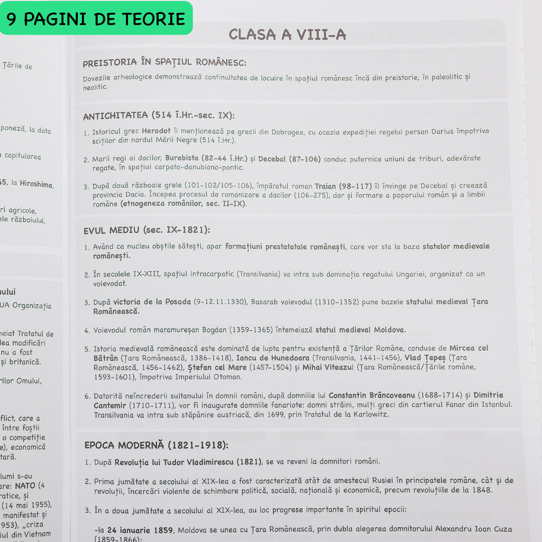 Caiet Interactiv Izzie de Istorie A4 (cu Teorie)