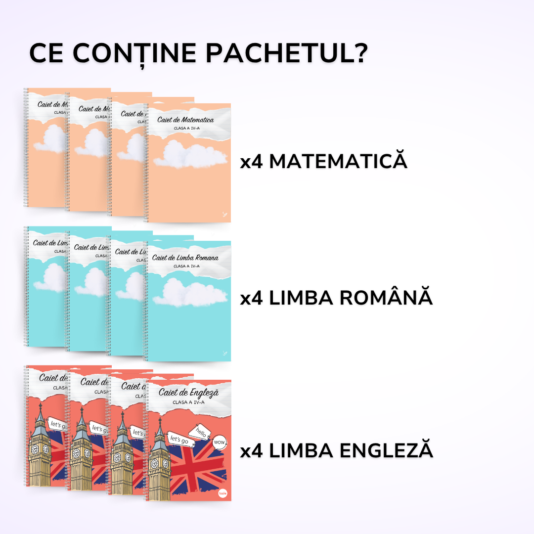 Pachet pentru elevii ambițioși: Clasa a IV-a