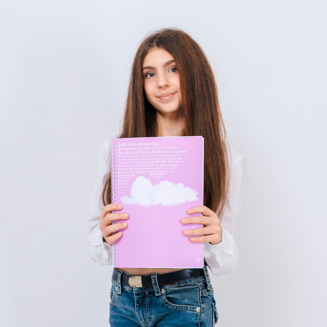 Caiet Izzie de Germană A4 (cu Timpuri Verbale)