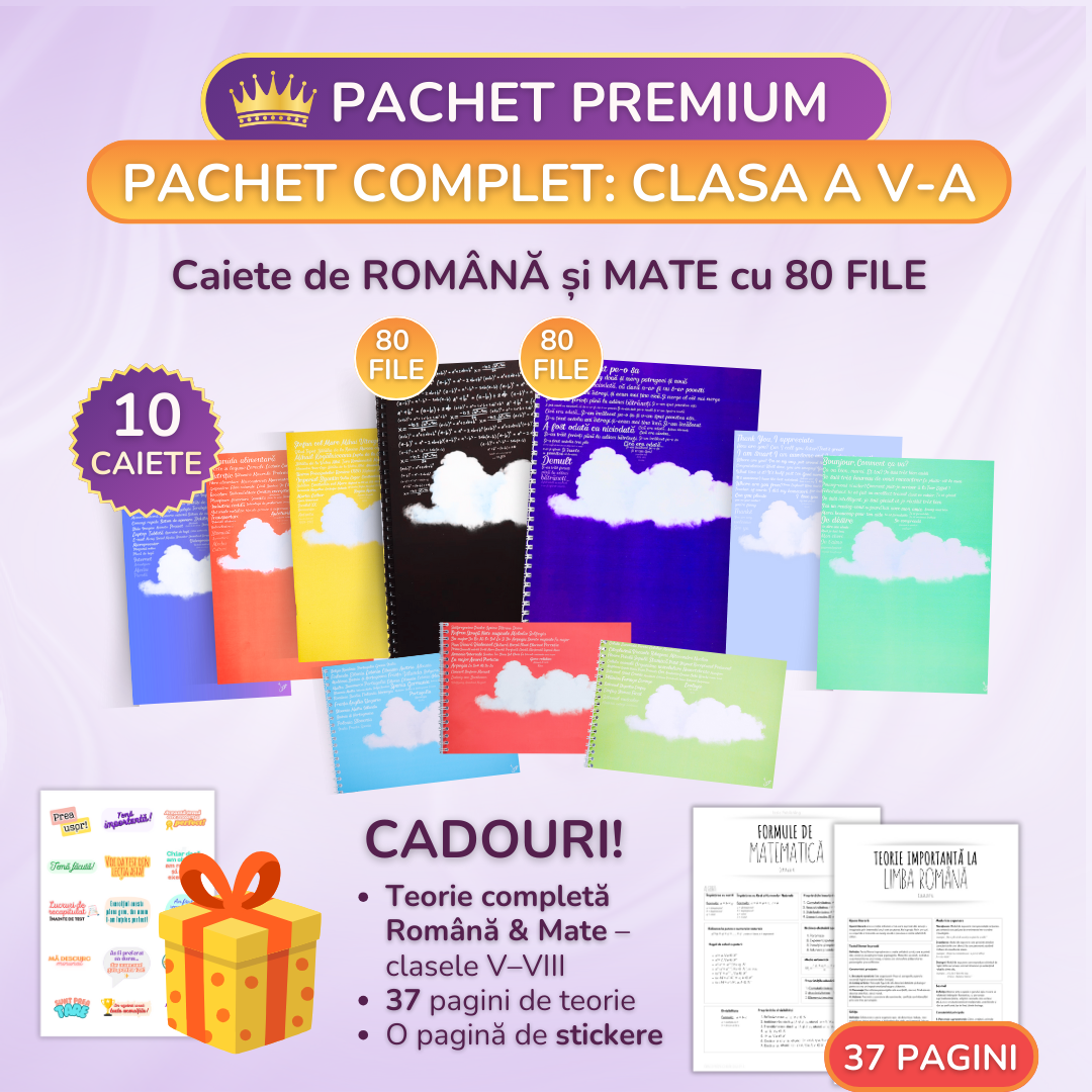 Pachet de Recapitulare pentru Finalul Clasei a V-a