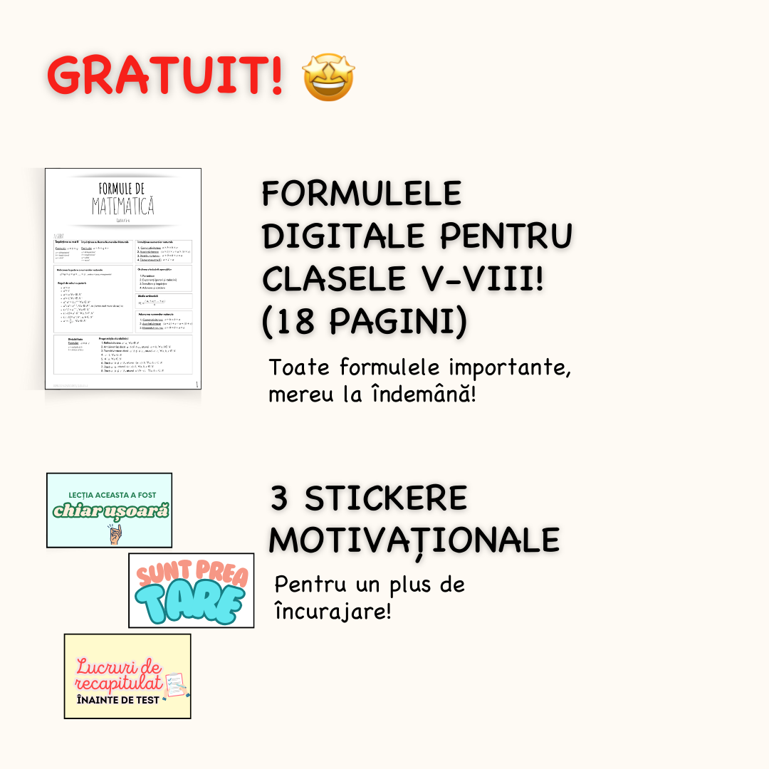 Setul Esențial la Română & Mate: 4 Caiete pentru Rezultate mai Bune