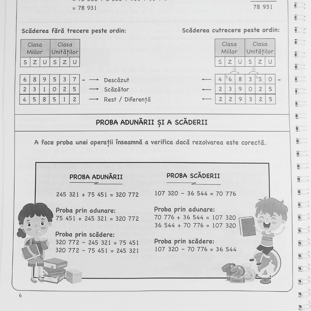 Set complet clasa a IV-a: Română + Matematică