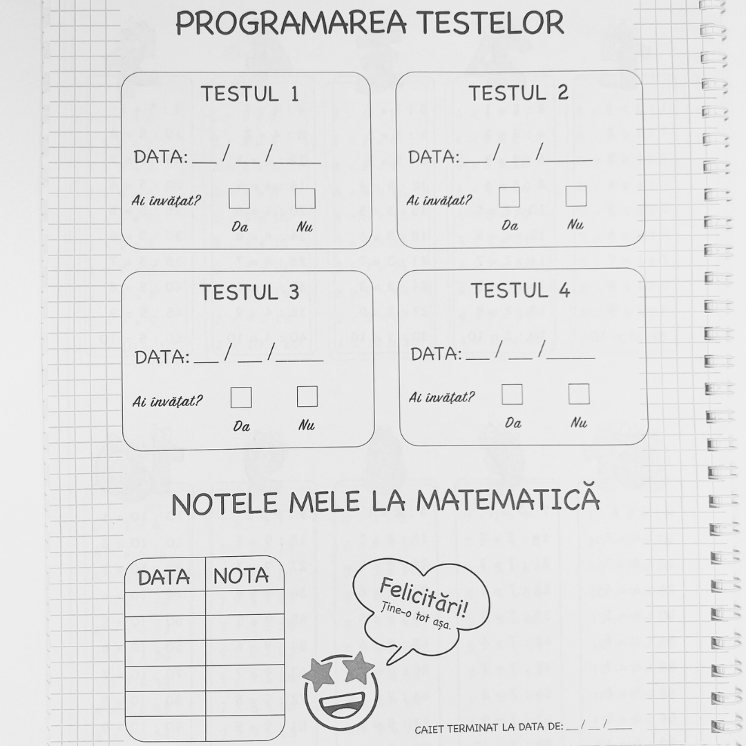 Set complet clasa a IV-a: Română + Matematică