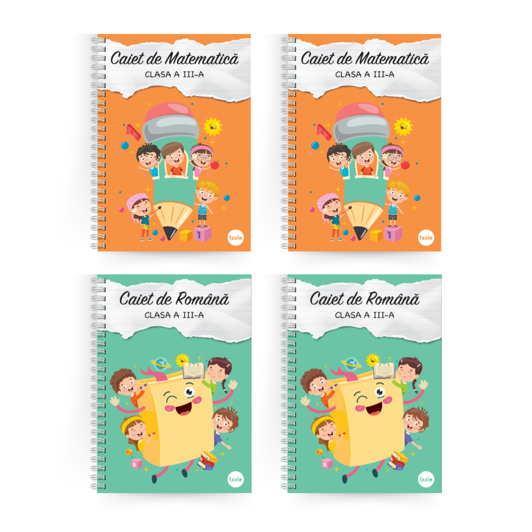 Set complet clasa a III-a: Română + Matematică