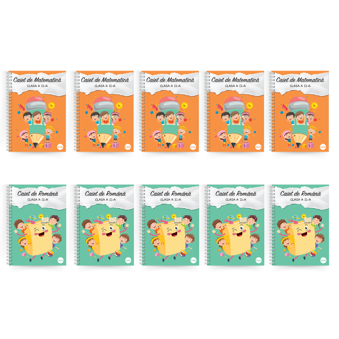 Set complet clasa a II-a: Română + Matematică