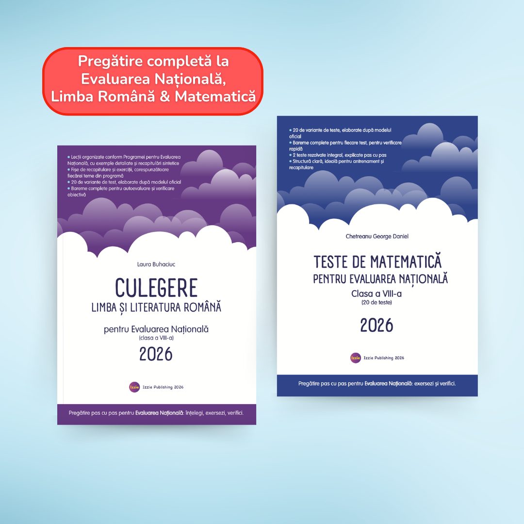 Pachet Pregătire Evaluarea Națională - Română & Matematică