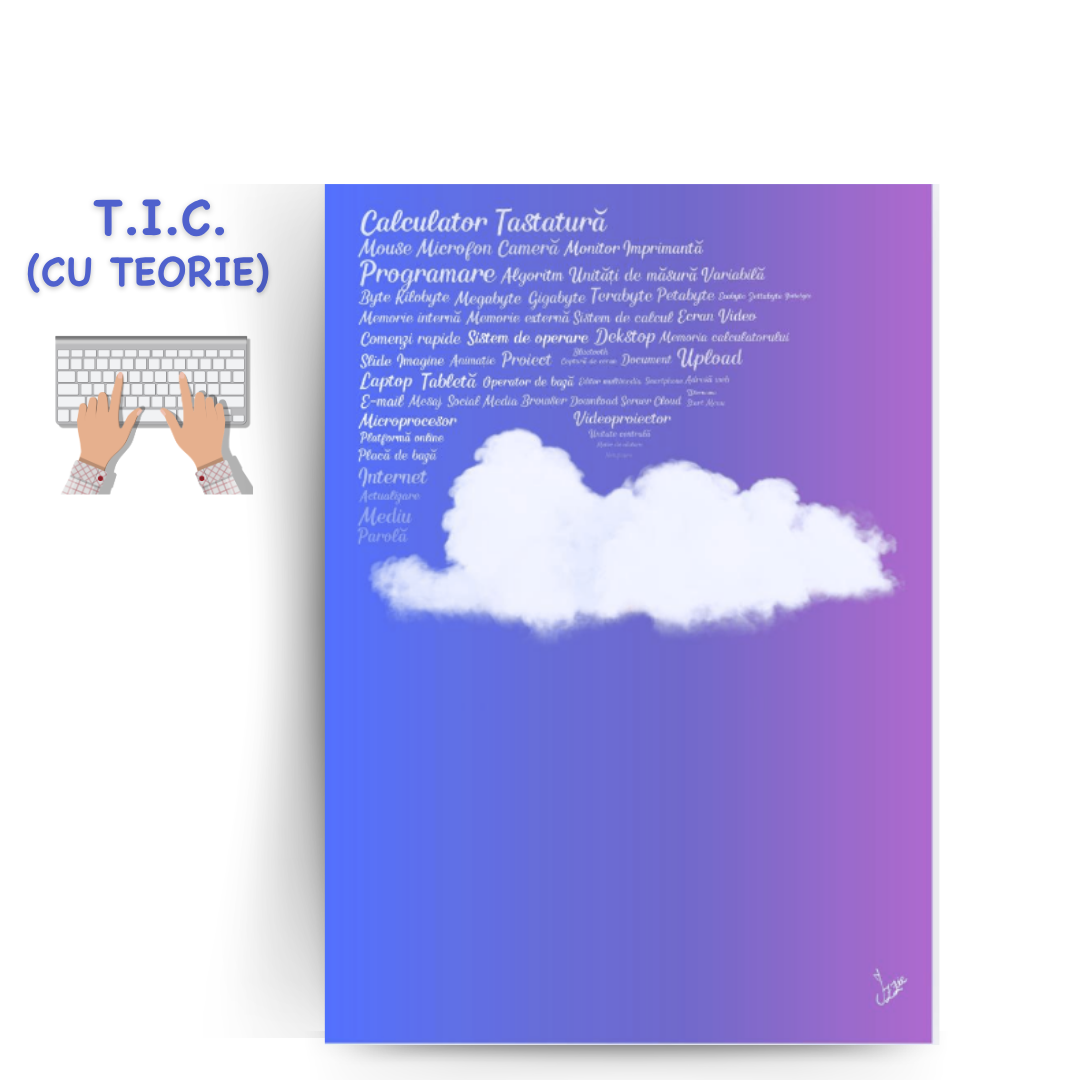 Caiet Izzie de T.I.C. cu Teorie