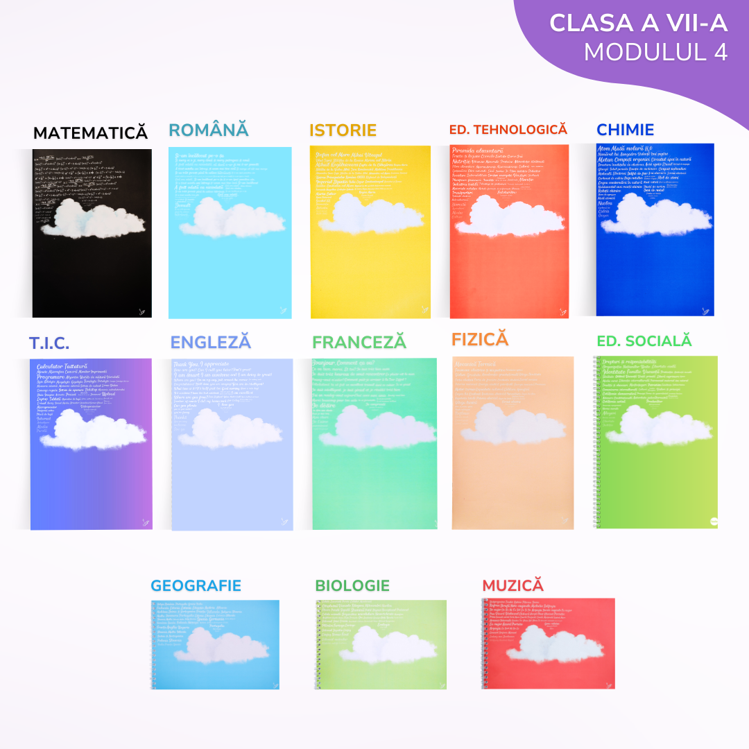 Pachet complet 13 Caiete Izzie: Clasa a 7-a, Modulul 5