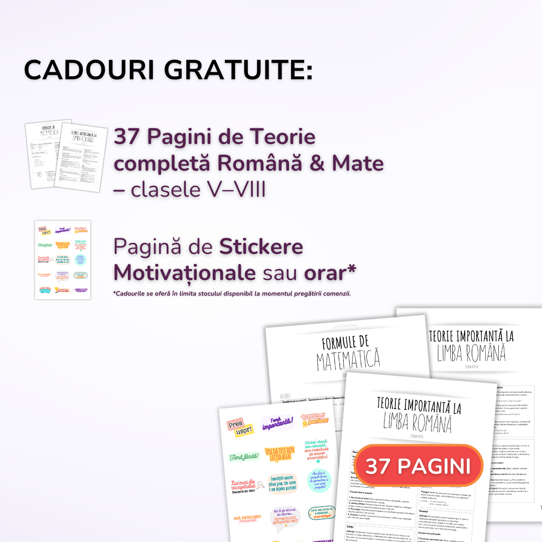 Pachet pentru Elevii Ambițioși, BACK TO SCHOOL 2026: 23 Caiete pentru Clasa a 6-a