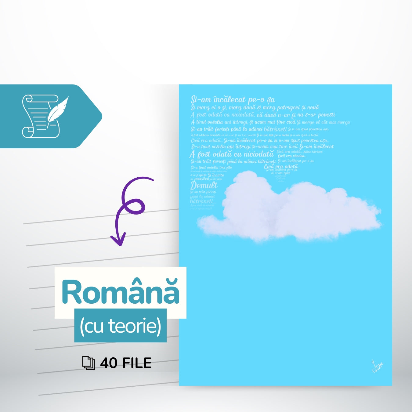 Caiet Izzie de Română (cu Teorie)
