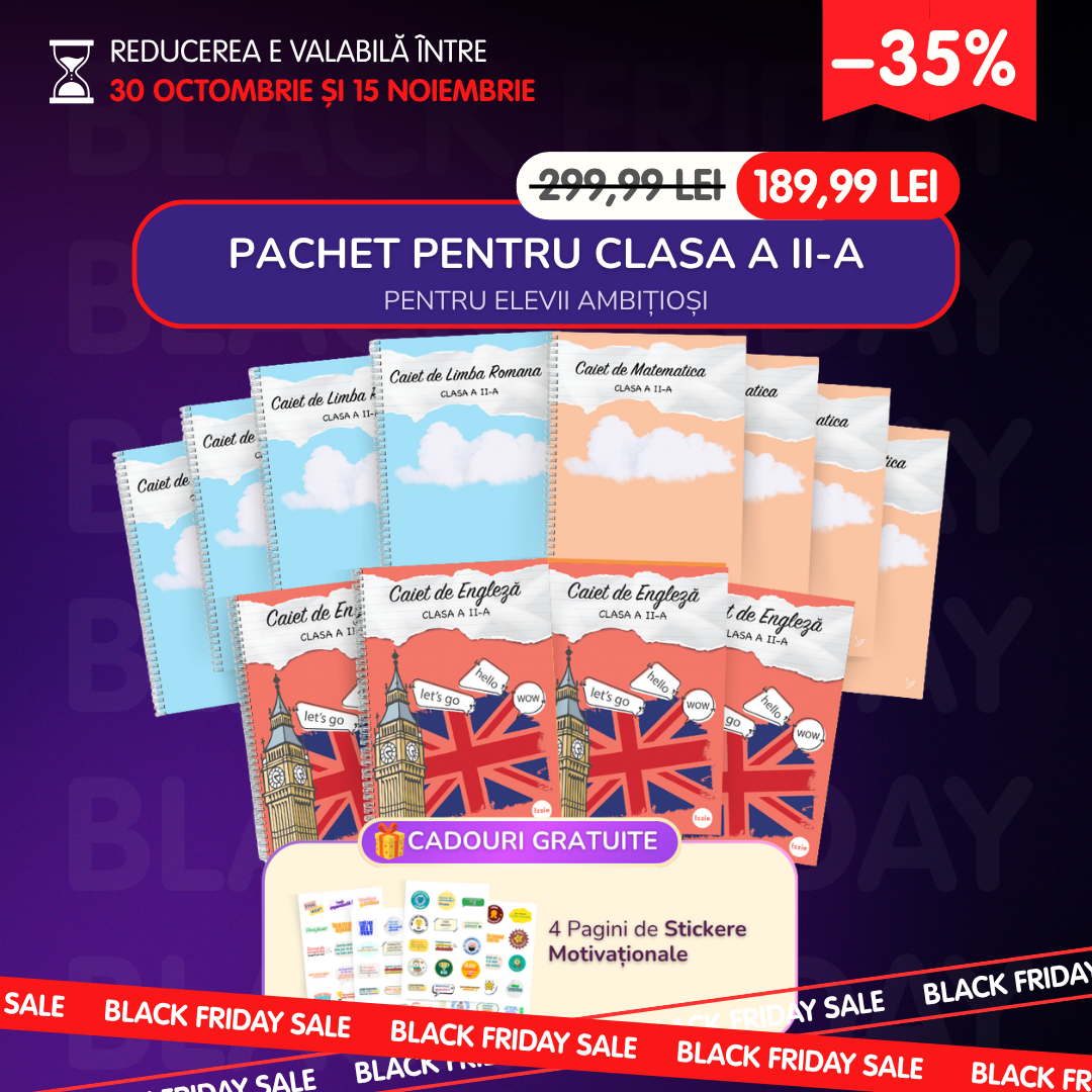 Pachet pentru elevii ambițioși: Clasa a II-a
