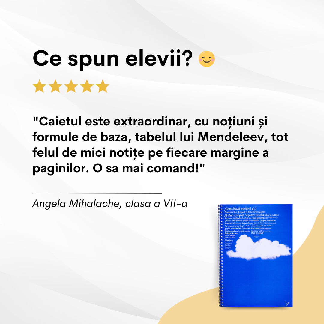 Caiet de Chimie (cu Formule) - Izzie Publishing