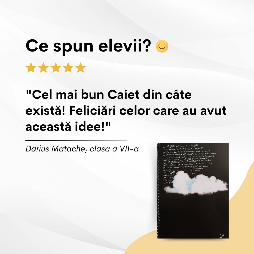 Caiet Interactiv de Mate (Cu Formule și Stickere) - Izzie Publishing