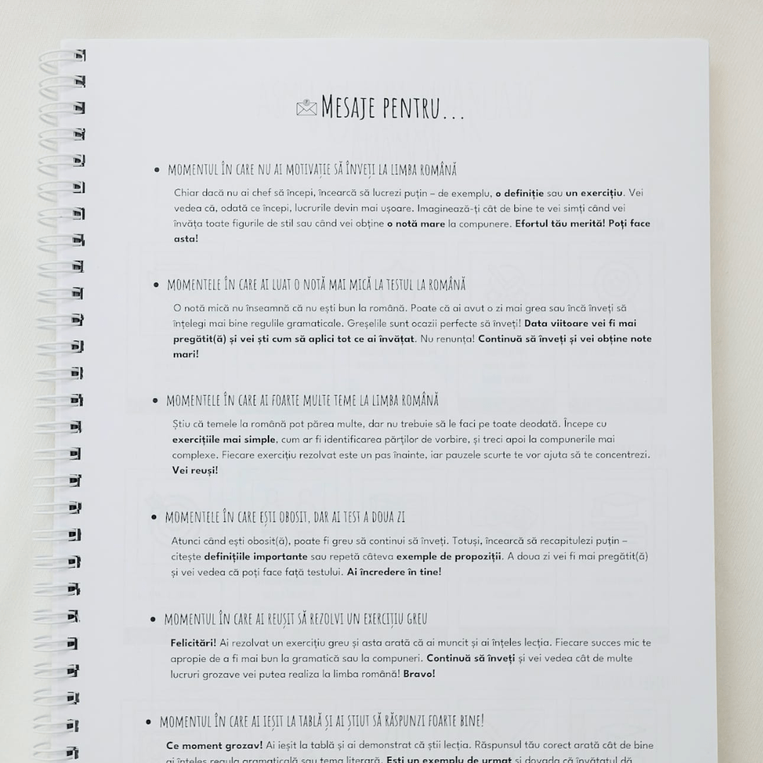 Caiet Interactiv de Română (cu Teorie + Stickere) - Izzie Publishing