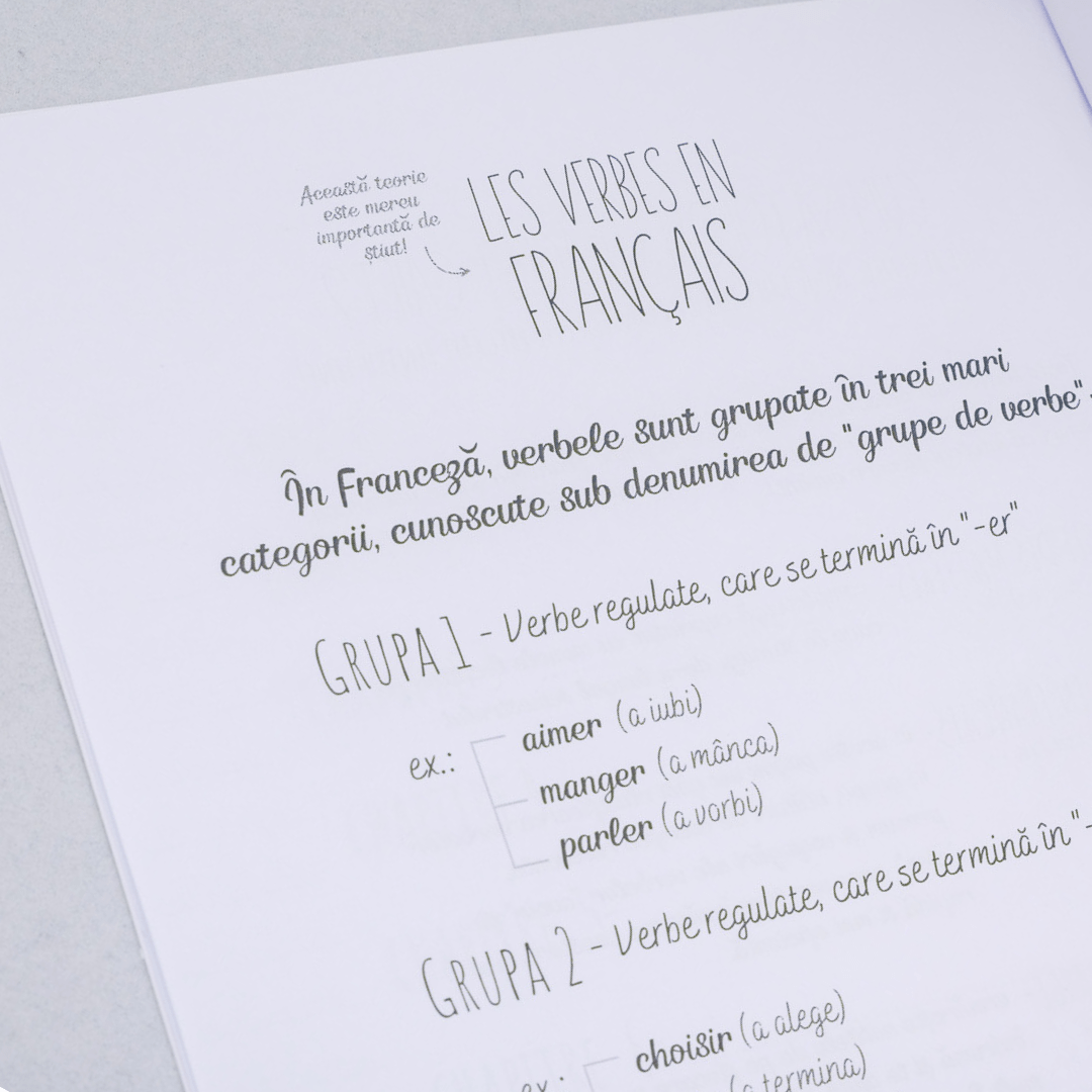 Caiet Mic de Franceză (A5) - Izzie Publishing