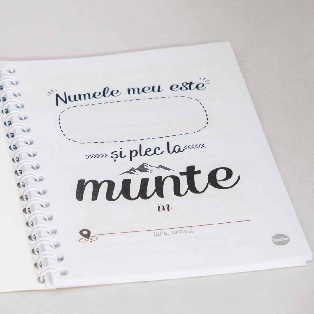 Jurnal de Călătorii pentru Munte - Izzie Publishing