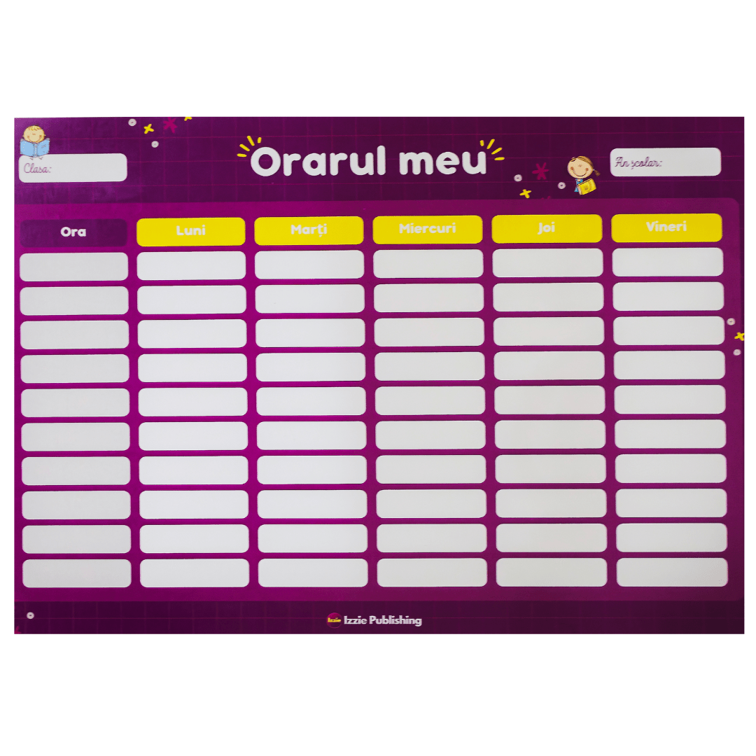 Orar Magic Izzie - Izzie Publishing