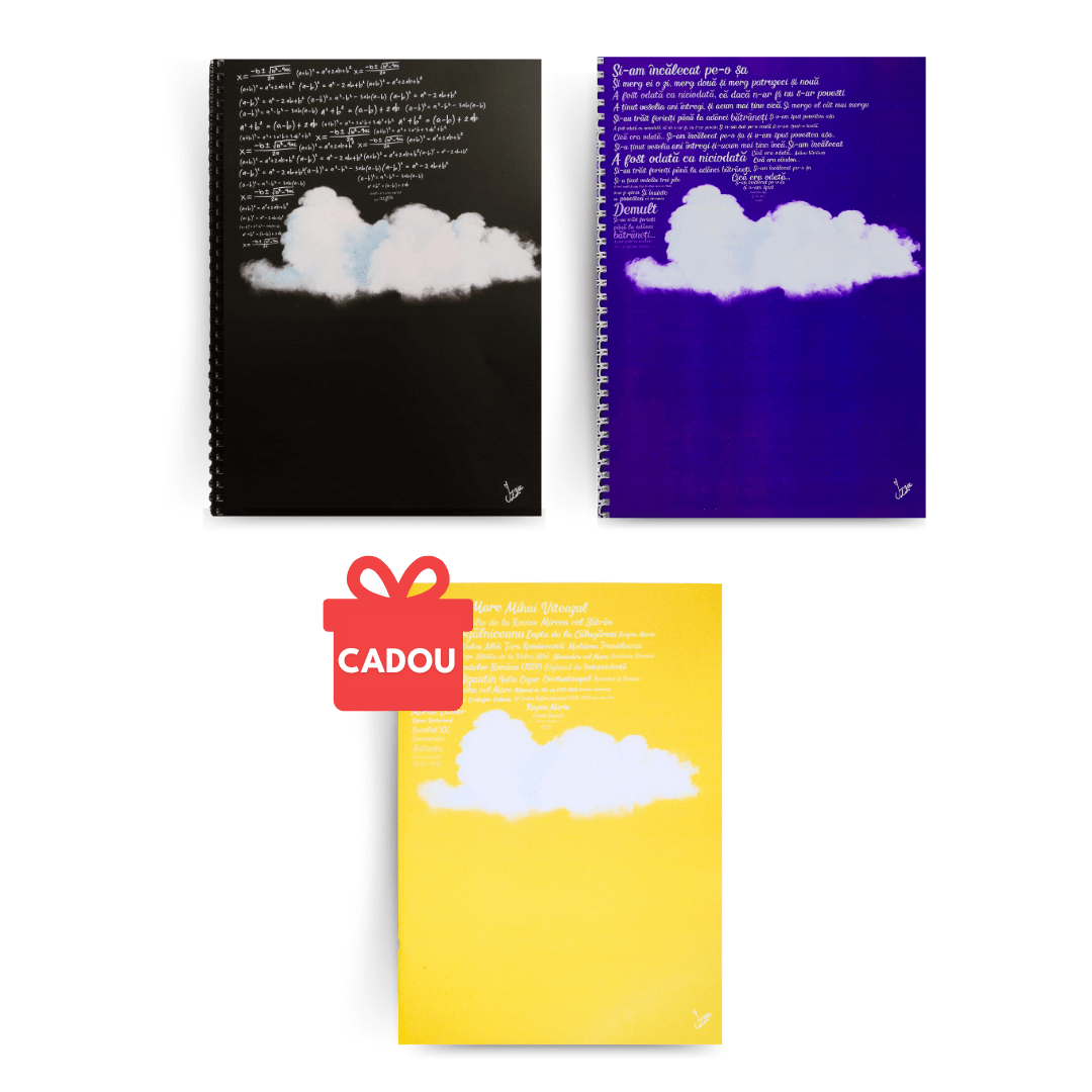 Set 2 Caiete Interactive + 1 GRATIS : Mate + Română (cu Formule și Stickere) + 1 Caiet GRATIS de Istorie - Izzie Publishing