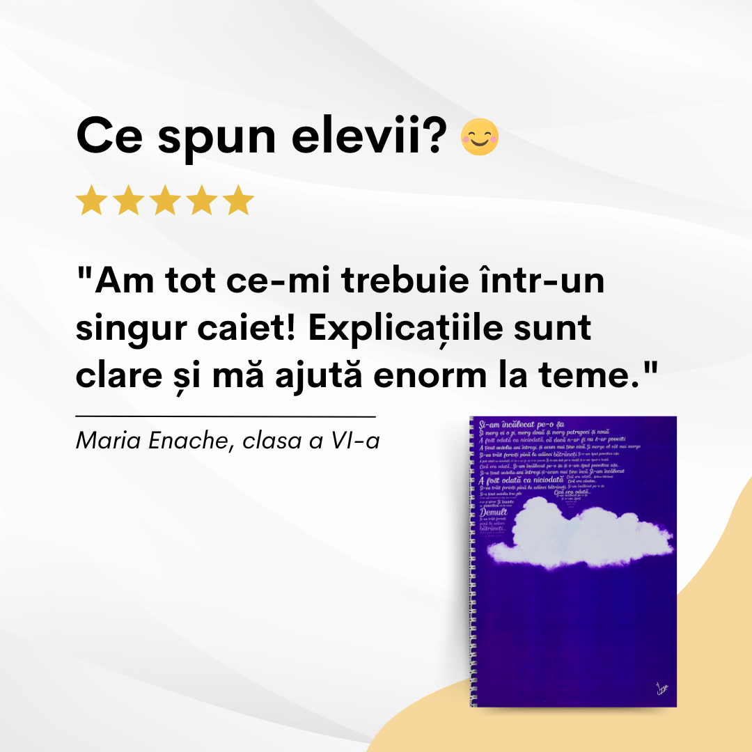 Set 2 Caiete Interactive + 1 GRATIS : Mate + Română (cu Formule și Stickere) + 1 Caiet GRATIS de Istorie - Izzie Publishing